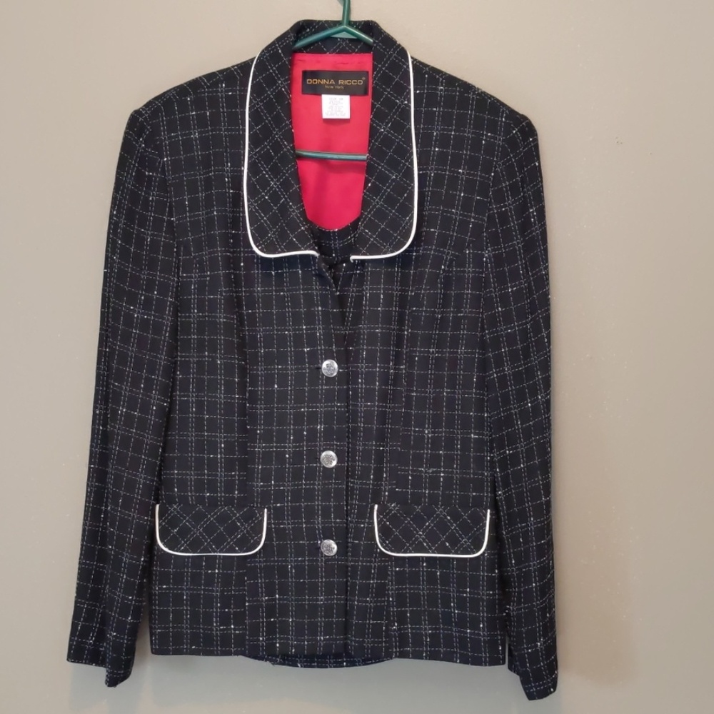 2Piece Donna Ricco Skirt Suit Career Suit